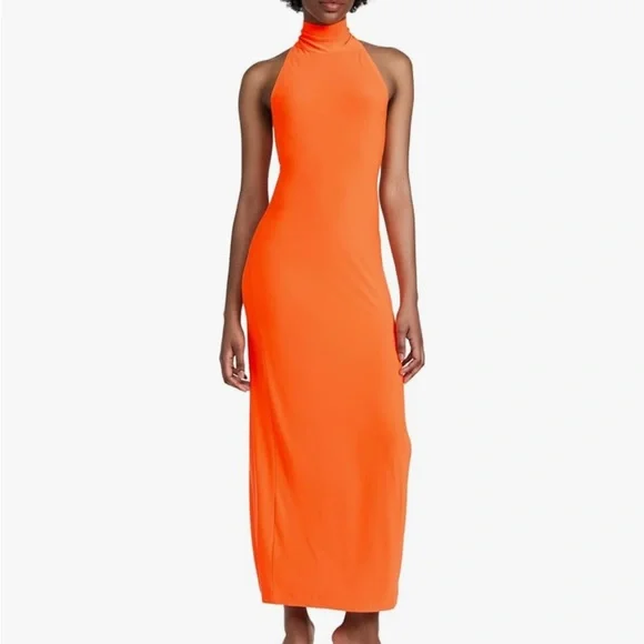 white halter dresses White V Neck Halter Sleeveless Midi Dress & Reviews - White - Dresses